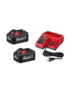 MLW48-59-1862S image(0) - Milwaukee Tool M18 REDLITHIUM HIGH OUTPUT XC6.0 Battery 2-Pack System Starter Kit