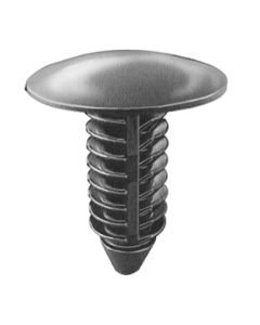 AUVECO 15414 Type 1 Fender and Bumper Shield/ Panel Retainer, 11/16 in Dia Bottom Head, Nylon, Black