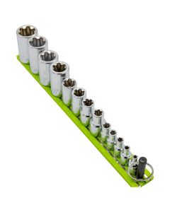 VIMTMS-VSEP image(1) - VIM Tools Elite 13 Piece TORX Plus Socket Set, Ep4 Thru Ep24, Package On A Black Magrail