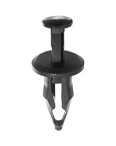 AUVECO 20359 Push-Type with Closed End Type 6 Bumper Cover Retainer, 18 mm Dia Head x 26 mm L Stem, Nylon, Black