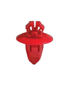 AVC20391 image(0) - AUVECO 20391 Fender Molding Clip, 17 mm Dia Head x 13 mm L Stem, Nylon, Red