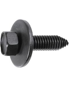 AUVECO 11110 Hex Head Sems CA Point Body Bolt, 3/8 in - 16 TPI x 1-3/8 in L x 9/16 in Across Flats, Phosphate