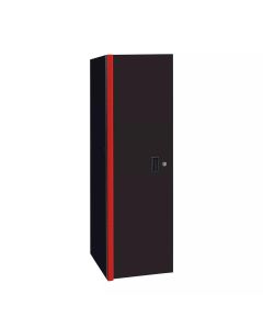 Extreme Tools RX Series 24"W x 30"D 3 Drawer and 3 Shelf Side Locker Black with Red Handles