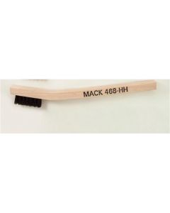MAB468-HH image(0) - Mack Brushes 468/HH 468 Series Welder Mini Scratch Brush, 7-3/4 in OAL, Horsehair, Wood Handle