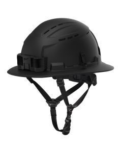 MLW48-73-1660 image(0) - Milwaukee Tool BOLT Black Full Brim Vented Safety Helmet &hyphen; Type 2, Class C