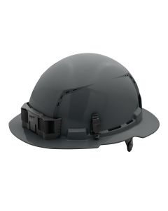 MLW48-73-1235 image(1) - Milwaukee Tool BOLT Gray Full Brim Vented Hard Hat w/6pt Ratcheting Suspension (USA) - Type 1, Class C