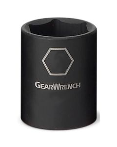 GearWrench 1/2 Inch Drive 6 Point Standard Impact Metric Socket 25mm