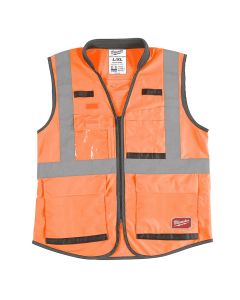 MLW48-73-5052 image(0) - Milwaukee Tool Hi Vis Orange Prfrm Sfty Vest-L/XL
