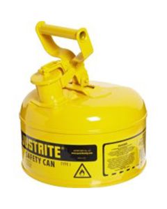 Justrite Mfg. Co. 1Gal/4L Safety Can Yellow