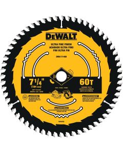 DEWALT 7-1/4 In Carbide Circular Saw Blade 60 Tooth with 5/8 in Arbor (1 Pack)