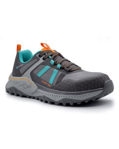 FSIA1251-8W image(0) - Avenger Work Boots AERO Trail - Women's  Low Top Shoe - Composite Toe - CT |EH |SR - Grey / Teal - Size: 8 - E - (Wide)
