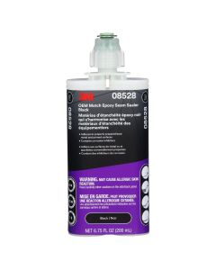 MMM08528 image(0) - 3M OEM Match Epoxy Seam Sealer 08528, Black, 200 ml Cartridge, 6/Case