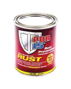 POI45208 image(0) - POR-15 INC 45208 High Performance Rust Preventive Coating, 1 pt Can, Gray, 250 to 450 sq-ft/gal Coverage