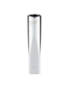 MLW45-34-9016 image(1) - Milwaukee Tool 1/4" Drive 5/16" SAE 6-Point Deep Socket with FOUR FLAT Sides, Vanadium Steel, Chrome