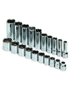 SKT89040 image(0) - S K Hand Tools Set Skt 3/8dr St/dp 20pc