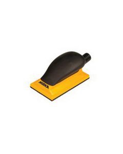 Mirka Abrasives MVHB35 Hand Sanding Block, 70 mm W x 125 mm L, Hook and Loop Attachment