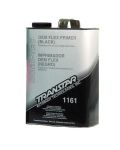 TRP1161 image(0) - Transtar Autobody Products 1161 OEM Flex Primer, 1 gal Can, Black, 173 sq-ft/gal at 2.5 mil Coverage