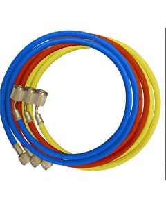 Mastercool  72? Set, Red/Blue/Yellow, 1/4? x 1/4?