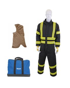 OBRGES8A-ES-3XL image(0) - OBERON Suit Kit - Gas Extraction - 8 Second GES8+ - Comes with Coveralls, Balaclava and Carrying Bag - With Escape Strap  - Color: Black - Size: 3XL