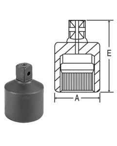 Grey Pneumatic #5 SPLN X 3/7"M ADPT