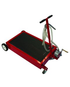 INT8877 image(0) - American Forge & Foundry AFF - Waste Oil Drain - Low Profile - Rotary Evacuation Pump - 15 Gallon Capacity Steel Recovery Tank