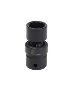 SUN221ZUM image(0) - SUNEX 1/2" Dr. 21mm 12 Point Deep Universal Impact socket