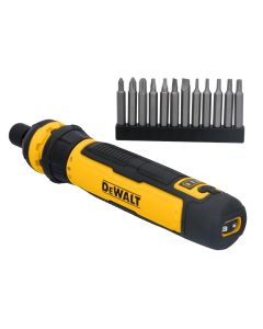 DWTDWHT66719 image(0) - DeWalt 4V Cordless Screwdriver 15 Pc Set