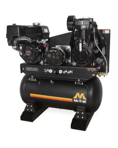 Mi-T-M 30-Gallon Two Stage Gasoline Combination Air Compressor/Generator