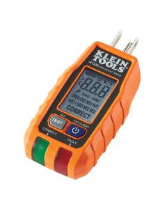 KLERT250 image(0) - Klein Tools GFCI Receptacle Tester with LCD