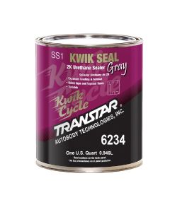 Transtar Autobody Products 6234 - Kwik Seal 2K Urethane Sealer - 1 qt Can - Gray - 4:1:1 Mixing - 560 sq-ft/ Gallon at 1 mil Coverage