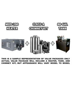 Lanair Products MXD-200 DUCTABLE HEATER PK B-NO STAND