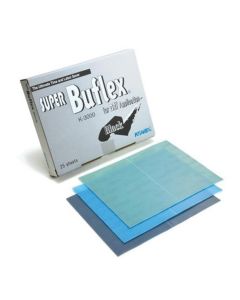 EAG1911531 image(0) - Eagle Abrasives, Inc. KOVAX Super Buflex 191-1531 Super-Tack Buflex Sheet, 130 mm W x 170 mm L, 3000 Grit, K-3000 Grade, Black