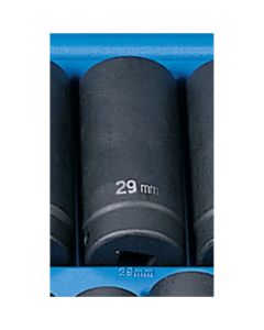 Grey Pneumatic 1/2" Drive x 29mm Deep Socket