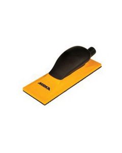 Mirka Abrasives MVHB38 Hand Sanding Block, 70 mm W x 198 mm L, Hook and Loop Attachment