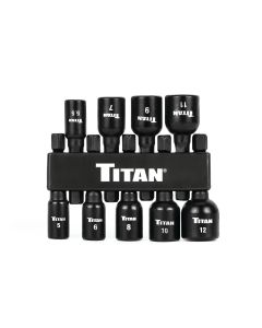 TIT16297 image(1) - Titan 9 pc. Metric Magnetic Nut Setter