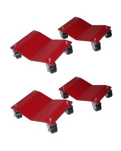 MERM98035 image(0) - Merrick Machine Co. 12" x 16" Auto Dolly 10000 lb &hyphen; Set of 4
