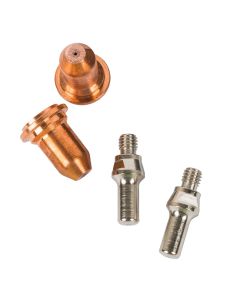 Forney Industries Plasma Cutter Electrodes and Tips, 4-Pack