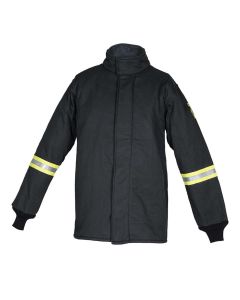 OBERON Coat - Arc Flash - 25 Cal TCG - With Escape Strap - Color: Black - Size: Medium