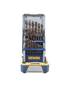 HAN3018006B image(1) - Hanson 29 Piece Turbomax Metal Index Drill Bit Set, Reduced 3/8 Inch Shank