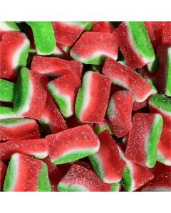 THS619793-187104 image(0) - Tender Heifer Snack Co. Gummy Fruit Shaped Watermelon Slices Candy - 10 oz