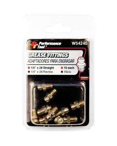 Wilmar Corp. / Performance Tool 10 pk. 1/4-28 Grease Fittings