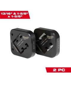 MLW49-16-1513 image(1) - Milwaukee Tool 13/16 Inch & 1-5/8 Inch x 1-5/8 Inch Combination Strut Shearing Dies