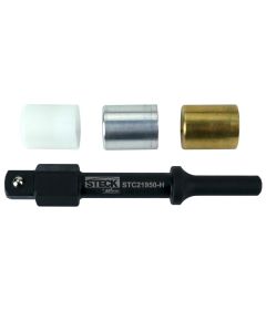 STC21950 image(0) - Steck Manufacturing by Milton 4-Piece Air Hammer Punch Set With Interchangeable Tips Non-Marring with Ball Retainer for Strong Impact Socket Connectivity