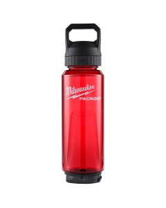 MLW48-22-8372R image(0) - Milwaukee Tool PACKOUT 34oz Bottle with Chug Lid - Red