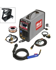 HSW6222P image(0) - H&S Autoshot 200A MultiMIG Welder Package with welding cart