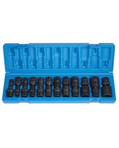 GRE1212UD image(1) - Grey Pneumatic 3/8" Dr. 12 Piece Deep Length Fract. Universal Set