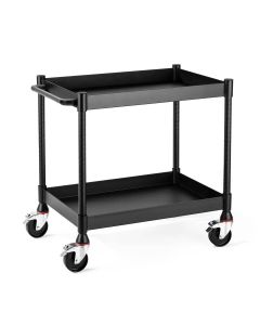 LUXUCMT010 image(1) - Luxor MightyHaul 24 Inch Heavy Duty 2 Shelf Utility Cart