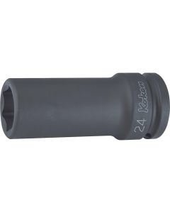 KKN16301A-1-3-8 image(0) - Ko-ken USA 16301A-1.3/8 3/4 Sq. Dr. Socket 1.3/8 6 point Length 100mm Thin walled
