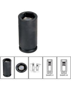 Grey Pneumatic SOC 10MM 3/8D IMP MAG 6PT DP BLK