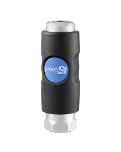 Prevost 3/8 Inch Female NPT PrevoS1 ISI 11 Industrial 1/2 Inch Composite Body Quick Safety Coupler for Compressed Air